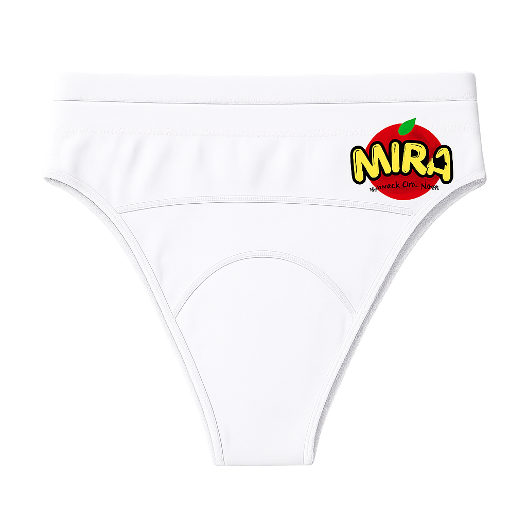 Culotte blanche MIRA avec logo